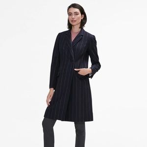 MM Lafleur - The Parks Coat - Smoke Stripe - S